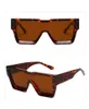 Designer solglasögon för kvinnor och män modemodell Special UV 400 Skydd Dubbel strålram utomhusvarumärken Designlegering Toppcyklon solglasögon