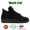 Basketballschuhe Outdoor-Sporttrainer Black Cat Military Blue Sneaker Sail Bred 2022 Top Männer Frauen 4S Jumpman 4 Universitäten