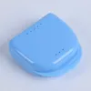 Настраиваемая пластиковая коробка протеза Высококачественная цветная стоматологическая защита Muti Plastic Orthodontic Dental Case Small