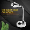 Wall Lamp DC12V 3W LED Hose Spotlight With Switch Black/Silver Warm/White Light Optional Reading Yacht RV Universal Adjustable