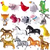 Mignon marche animal hélium ballons chat chien dinosaure air ballons décorations d'anniversaire enfants adulte événement fête décor ballon FY3220 b1124