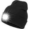 Cappello luminoso Cappello a secchiello Cappello lavorato a maglia LED Cappello caldo per bicicletta da pesca all'aperto