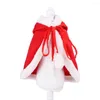 Cat Costumes Costume Santa Cosplay Funny Transformed Cat/Dog Pet Christmas Cape Dress Up Clothes Red Scarf Cloak Po Props Decor