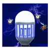 LED -lampen Mugmoordenaar Killer Lamp E27 110V 220V 15W LED BB Elektrische Trap Licht Elektronische anti -insecten Bug nachtlampen Drop levering Lig Dhgh8