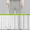 Pantaloni da uomo Uomo Casual Cargo Militari Tactic Army Pantaloni Uomo Traspirante Impermeabile Multi-tasche Pantalone Taglia S-5XL Plus 221202