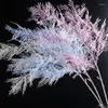 Fleurs décoratives Fleur Artificielle Plante Brouillard Pin Rime Herbe De Mariage Ornement Suspendu 100 CM De Long Pour La Fête Maison DIY Décoration 20 Pcs