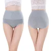 Kvinnors trosor Bomull Underkläder Kvinnor Hög midja Underkläder för damer Briefs Mage Control Trosies CSection Recovery XXXXL Plus Size Underpants 221202