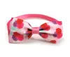 Dog Apparel 50pic/set 16 color pet Valentine's Day bow tie heart pattern cat dog collar accessory colors randomly sent 2023