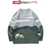 Männer Pullover LAPPSTER-Jugend Männer Kühe Vintage Winter Pullover Herren Oansatz Koreanische Mode Pullover Frauen Casual Harajuku Kleidung 221202