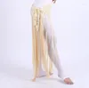 Stage Draag Belly Dance Performance Kostuum Hip sjaal voor dames taille riemkleuren