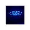 Insignes De Voiture 5D Led Voiture Queue Logo Lumière Pour Ford Focus Mondeo Kuga Badge Drop Delivery Mobiles Motos Accessoires Extérieurs Dh0Fe