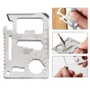 Portable Outdoor Hand Tools Stainless Steel Saws Multi Pocket Credit Card Tool