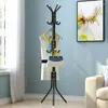 Clothing Storage Simple Coat Rack Stainless Steel Single Rod Tree Shaped Display Stand Balcony Drying Floor Clothes Hanger