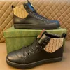 Lyxdesigner Sneakers Mens Shoes Guine High-End Leather Classic gjord av Cowhide High Mercerized Canvas MKJKK RH20000000029