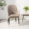 Pokrywa krzesła okładka stolika bankietowa stołek el nowoczesny elastyczny nordycki jednoczęściowy 2 rodzaje Jacquard tkanina salon