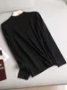 Women's Sweaters Bacis Mock Neck Pullover Autumn Winter Solid Color Outer Wear All-Match Bottom Top 221201