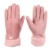 Cinq doigts gants accessoires d'hiver gants chauffants électriques femmes chaudes mitaines en daim écran tactile USB alimenté gants chauffants cadeau de noël S2559 221202