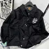 Men's Jackets High Street Human Made Jackets Black Love Letters Couple Japanese Vintage Assault Jacket T221202