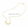 H￤nge halsband unikt f￶delse ￥r nummer halsband f￶r kvinnor guld f￤rg choker halsband anpassad 1980 till h￤nge f￶delsedagspresent drop dh7zx