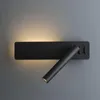 Lampa ścienna Lampy LED Reading 3W 6W Light Back Back Syproom Study Sconce Sconce Regulowane z przełącznikiem