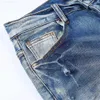 Jeans masculinos roupas jeans homens mulheres pantera impressão exército verde longo distrressed algodão coelho adesivo bordado slim denim reto motociclista calças skinnyz7rf