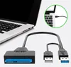 USB 3.0 USB2.0 do kabli SATA 22Pin Kabel adaptera dla 2,5 3,5 cala SSD HDD Zewnętrzny napęd napędu twardych dysk twardy