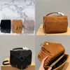 Nuevos bolsos de noche bolso de hombro diseñador Otoño Invierno borla cadena mensajero Vintage mujer bolso solapa Crossbod monedero 220920