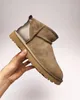 Australien Australian Classic Warm Boots Dam Mini Half Snow Boot USA GS 585401 Vinter Full päls Fluffig lurvig Satin Hot Ankel uggitys Bootss uggity Booties wggs wgg