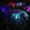 Garden Decorations Solar Jellyfish Light 7 Colors Changing Waterproof Decor Beautiful Flower Lights Landscape Walkway Outdoor 221202