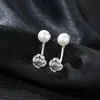 Pearl Dangle Earrings S925 스털링 실버 장미 절묘한 귀걸이 유럽 패션 여성 레트로 귀걸이 웨딩 파티 고급 보석 발렌타인 데이 선물 SPC