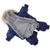 Dog Apparel Jumpsuit Winter Clothes Fleece Cat Puppy Coat Hoodies Clothing Chihuahua Yorkies Pet Jackets For Small s 221202