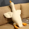 Kawaii Cartoon Duck Cute Stuffed Plush Soft Toys Kid White Goose Pillow Doll Birthday Present For Children Baby Compompany Sleep Toy