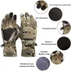 Cinq doigts gants hiver camouflage gants de chasse chaud antidérapant pêche étanche écran tactile ski camping 221202