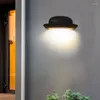 Wall Lamp Nordic Modern LED Simplicity Hat Shape Waterproof Outdoor Garden Lights Corridor Stairs Bedroom Decor