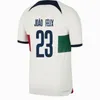 2022 portugalia Jersey koszulki piłkarskie z krótkim rękawem w domu i na wyjeździe 7. C Ronaldo Jersey 11. strój piłkarski BERNARDO B. FERANDES