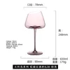 Crystal Glass Slant Boca Flamingo Goblete Europeu Estilo Rosa Cup de 6 Conjunto de 6 sem chumbo