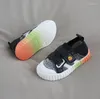 Chaussures de sport automne bébé filles garçons décontracté infantile enfant en bas âge enfants enfants antidérapant fond doux couture couleur étudiant baskets SD2022