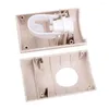 Set di accessori per il bagno Dispenser automatico di dentifricio Spremiagrumi Supporto per montaggio a parete Accessori per il bagno Portaspazzolino creativo