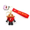 Party Favors 3D PVC Keychain Popular Bunny Styles Valentine Day Key Chain Event Gifts Lover Boys Girls Kids Key Rings