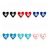 Stud Fashion Jewelry Orecchini a forma di occhio diabolico per le donne Cute Heart Blue Eyes Drop Delivery Dhthz