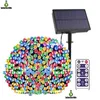 Solar Garden Lights uppgraderad Solar String Light 100LED 200LED 300LED 500LED 1000LED Fairy 8 Modes Christmas Outdoor Waterproof Remot Dhasu