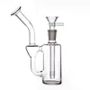 Nuovo arrivo Vortex Bruciatore a olio in vetro Bong Dab Rig Ash Catcher Narghilè Tornado Cyclone Recycler Fumare Tubo dell'acqua con tubi per bruciatore a olio in vetro maschio Più economico