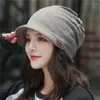 Bérets Cap-têtes en tricot pour femmes dames Fashion Windoproof épaissis chauds épaissis
