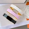 Fashion Open Bangle Adjustable Design Bracelet Lovely Pink Selected Luxury Gift Female Friend Charm Exquisite Jewelry Accessories S353