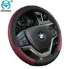 9 Color Sport Sport Auto Direcioning Capas Anti-Slip Leather Carne da roda da roda de carro Anti-capacho Protetador anti-capacho de carro