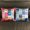 Cushion Decorative Pillow Silk case Brand Design Plaid Horse Sofa Throw Chair Car Cushion Cover Home Decoration Fashion 221202298M