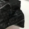 Blazer da lettera ricamati Cappotti da donna Autunno Giacche da abito in pelle PU Blazer da riunione d'affari Capispalla da donna con fascino Occasioni formali