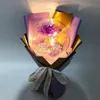 Party Home Decor Valentine's Day Christmas Bobo Ball Color Golden Flower Rose LED Light Emitting Decoration Gifts b1206