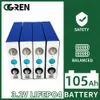 100AH ​​105AH LIFEPO4 Batteri 3.2V 4/8/16/32 st laddningsbara batterititium järnfosfatceller DIY EV RV GOLF CART SOLAR SYSTEM SYSTEM