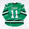 Koszulki hokejowe North Dakota Fighting Sioux College 7 TJ OSHIE 9 Jonathan Toews 11 Zach Parise Blank Green White